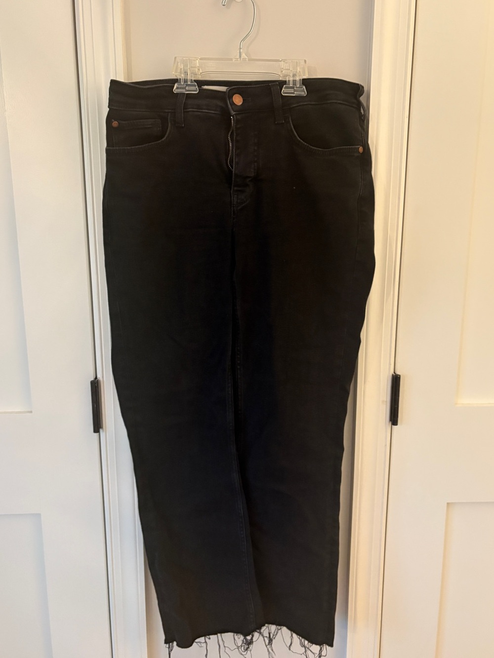 Pilcro Black Washed Denim Jeans